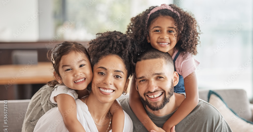 Happy family portrait